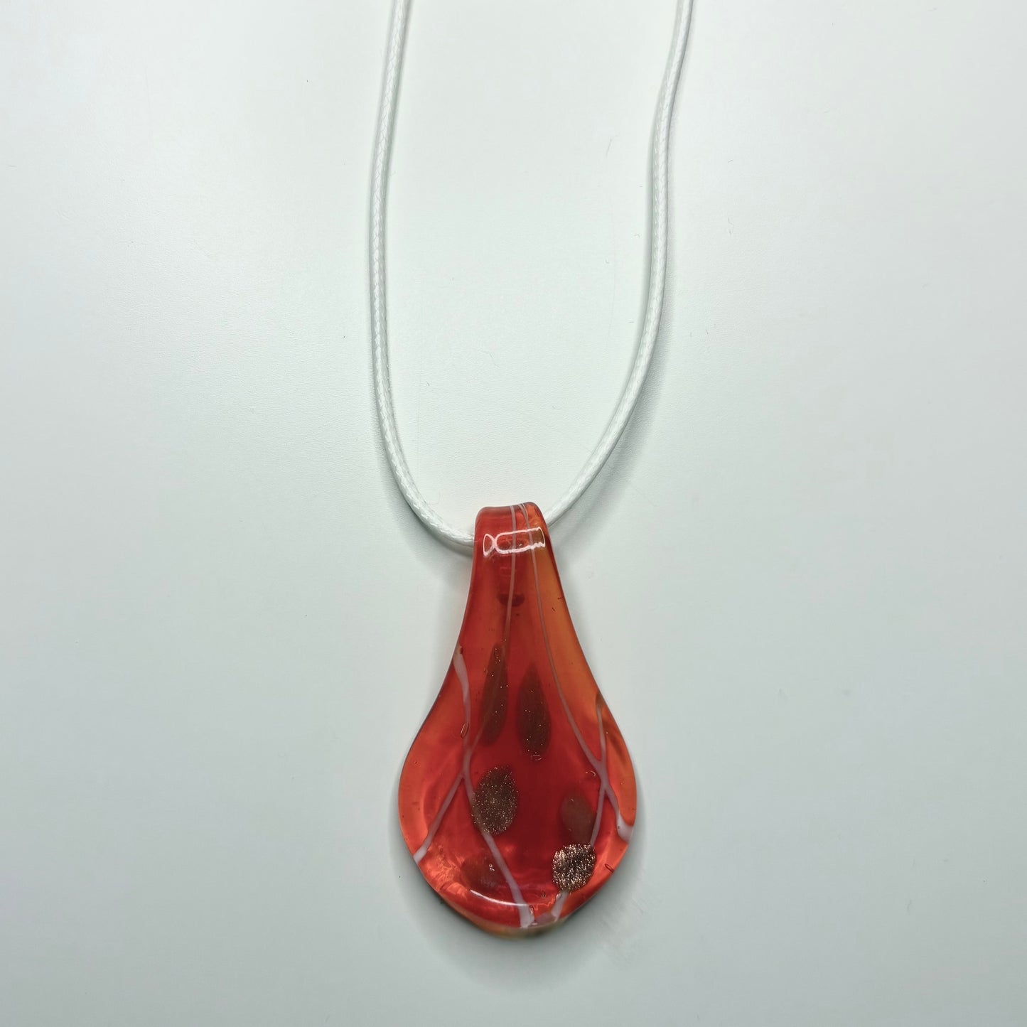 flame cord necklace