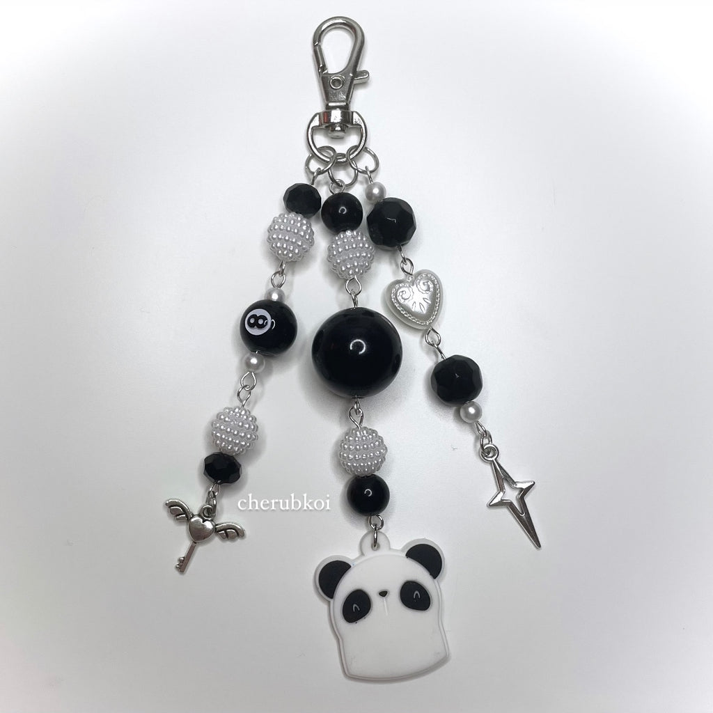 cutie keychain in black