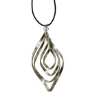 spiral cord necklace