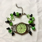 envy working beaded watch bracelet