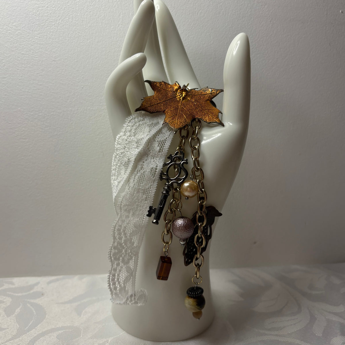 autumnal bag charm