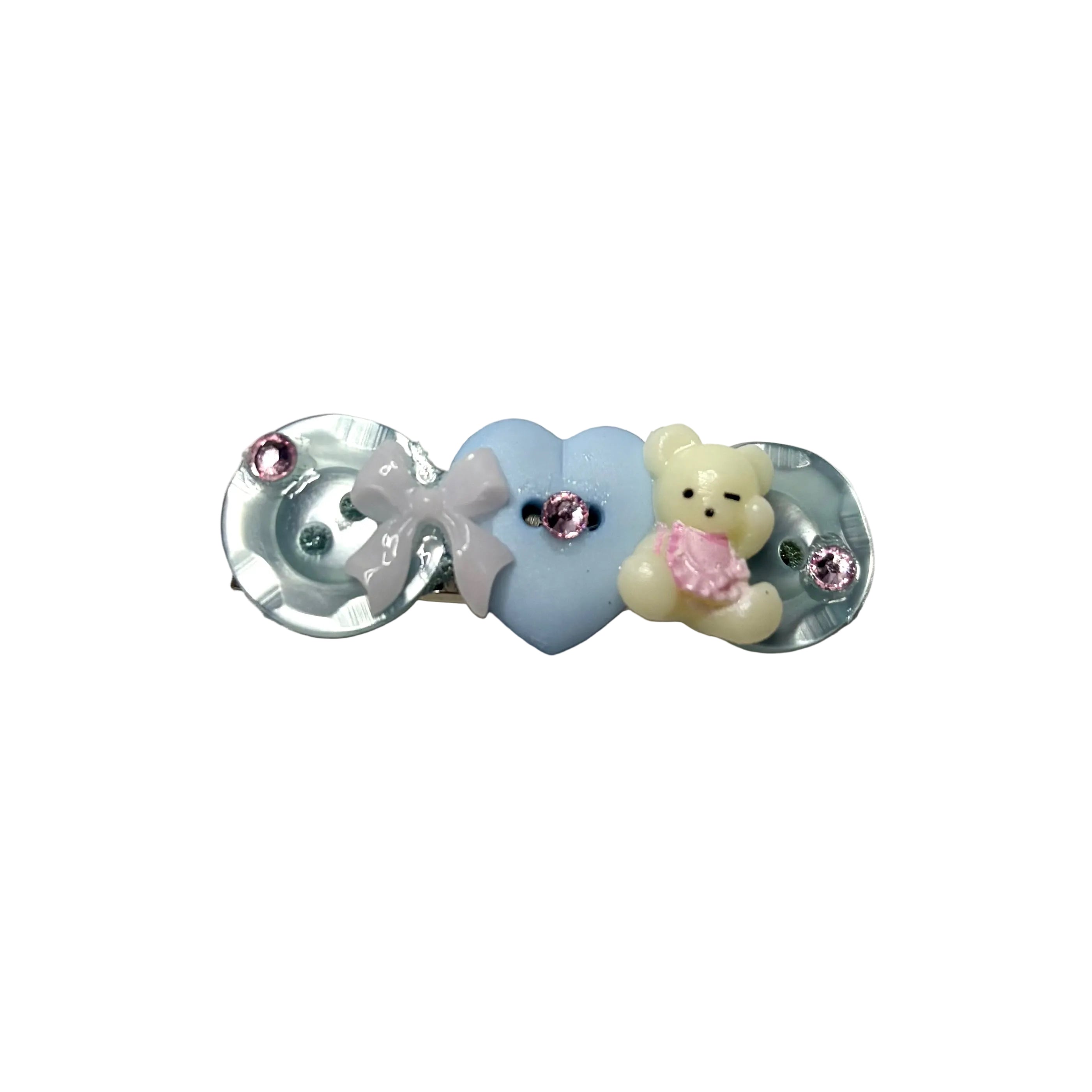 teddy mini deco hair clip