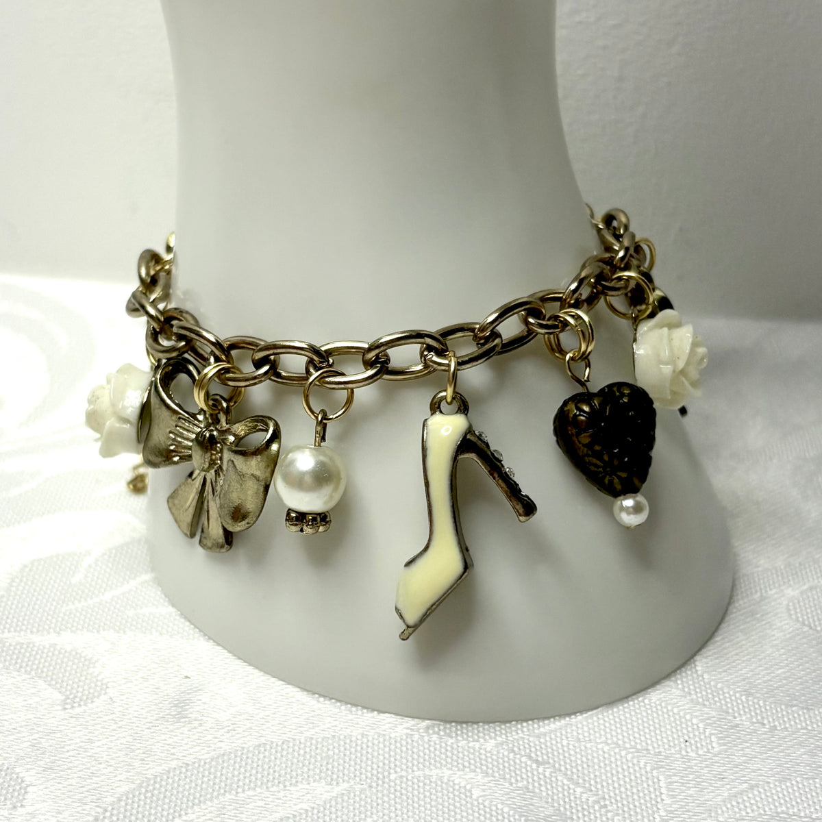 girlie charm bracelet