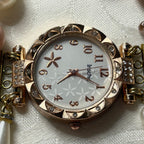 sweet rose working watch bracelet