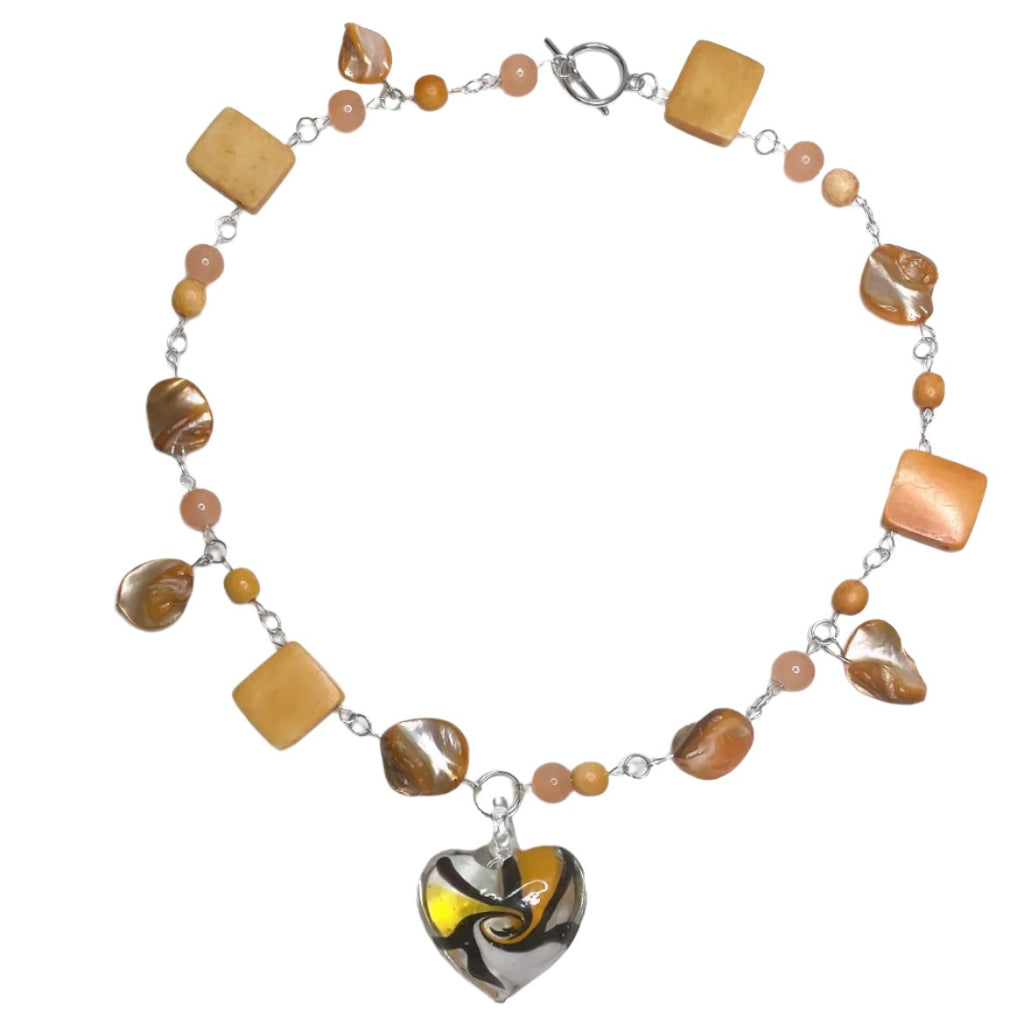 carly beaded necklace