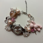 03 angel beaded watch bracelet