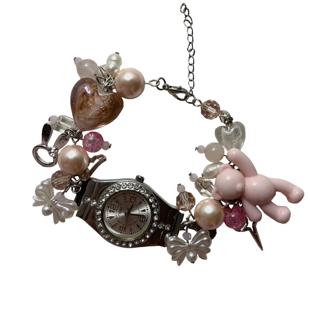 03 angel beaded watch bracelet