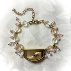 dainty working beaded watch bracelet