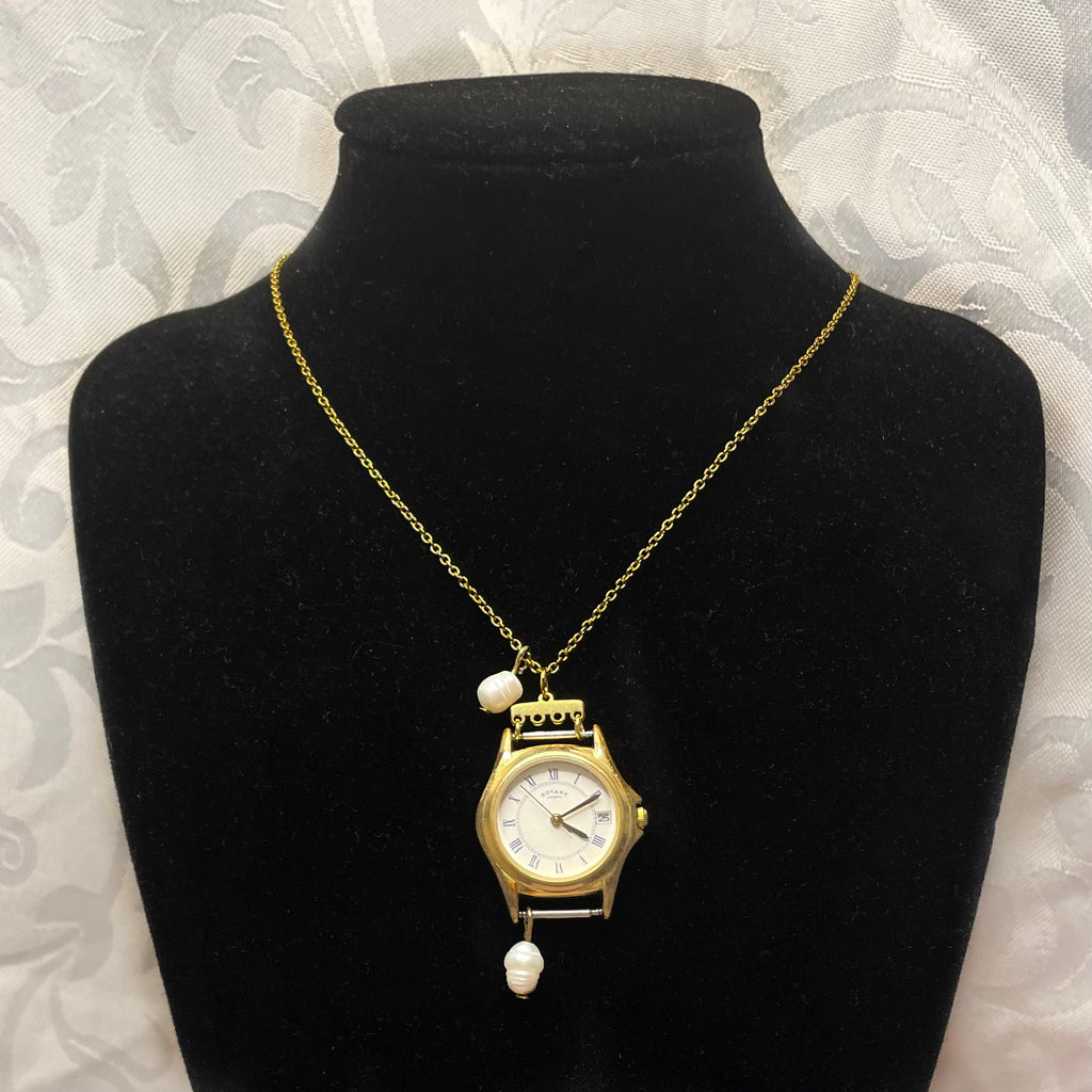 kat watch necklace
