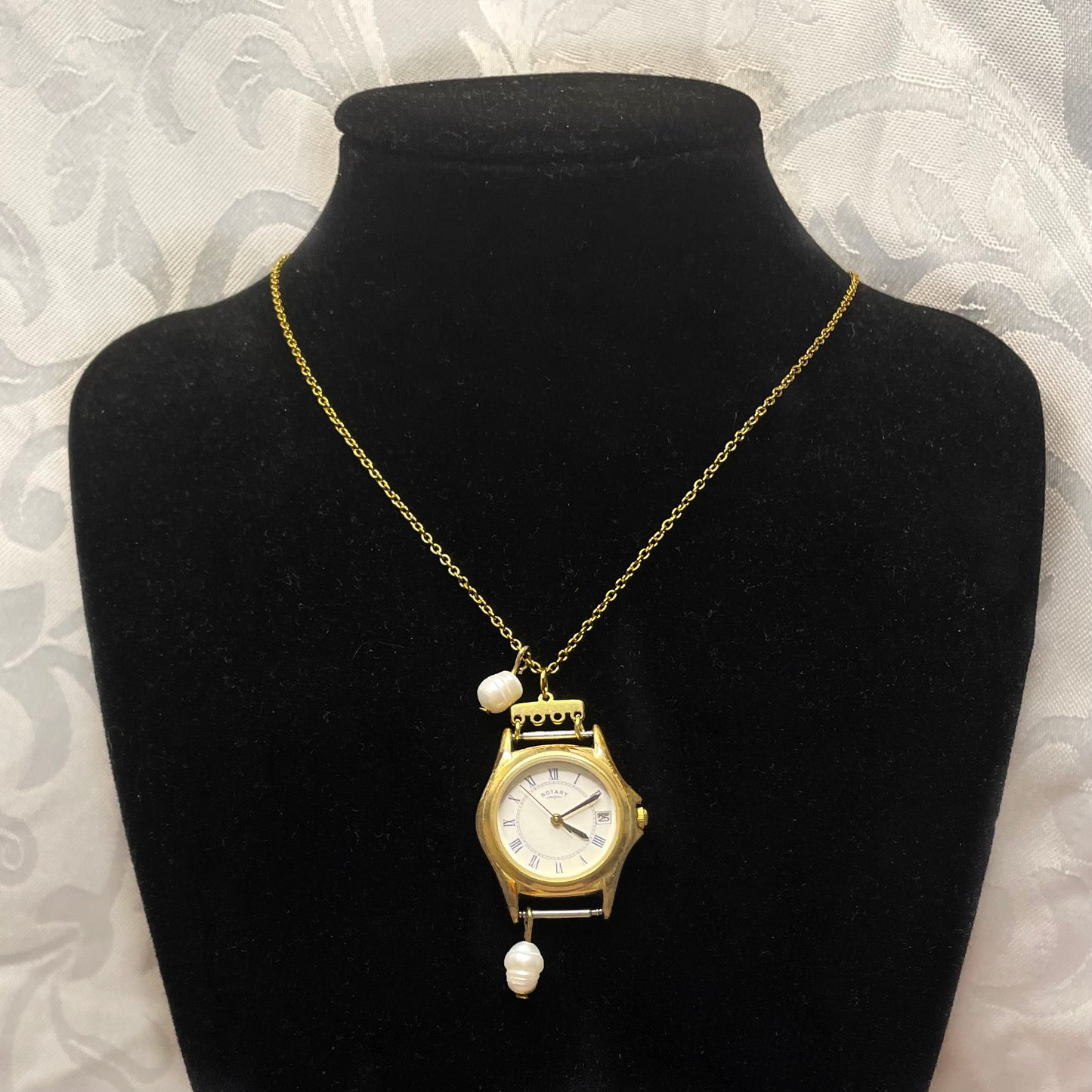 kat watch necklace
