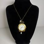 pastel watch necklace