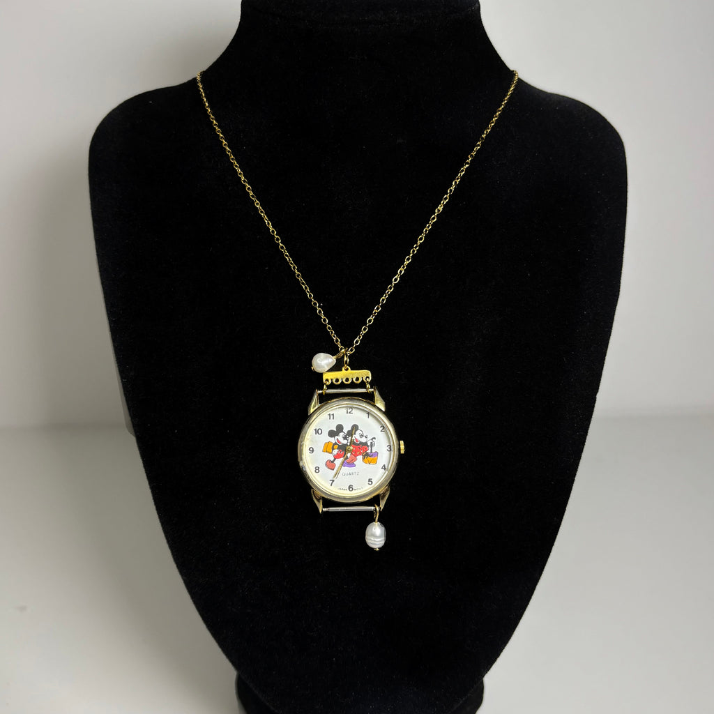 mouse watch necklace