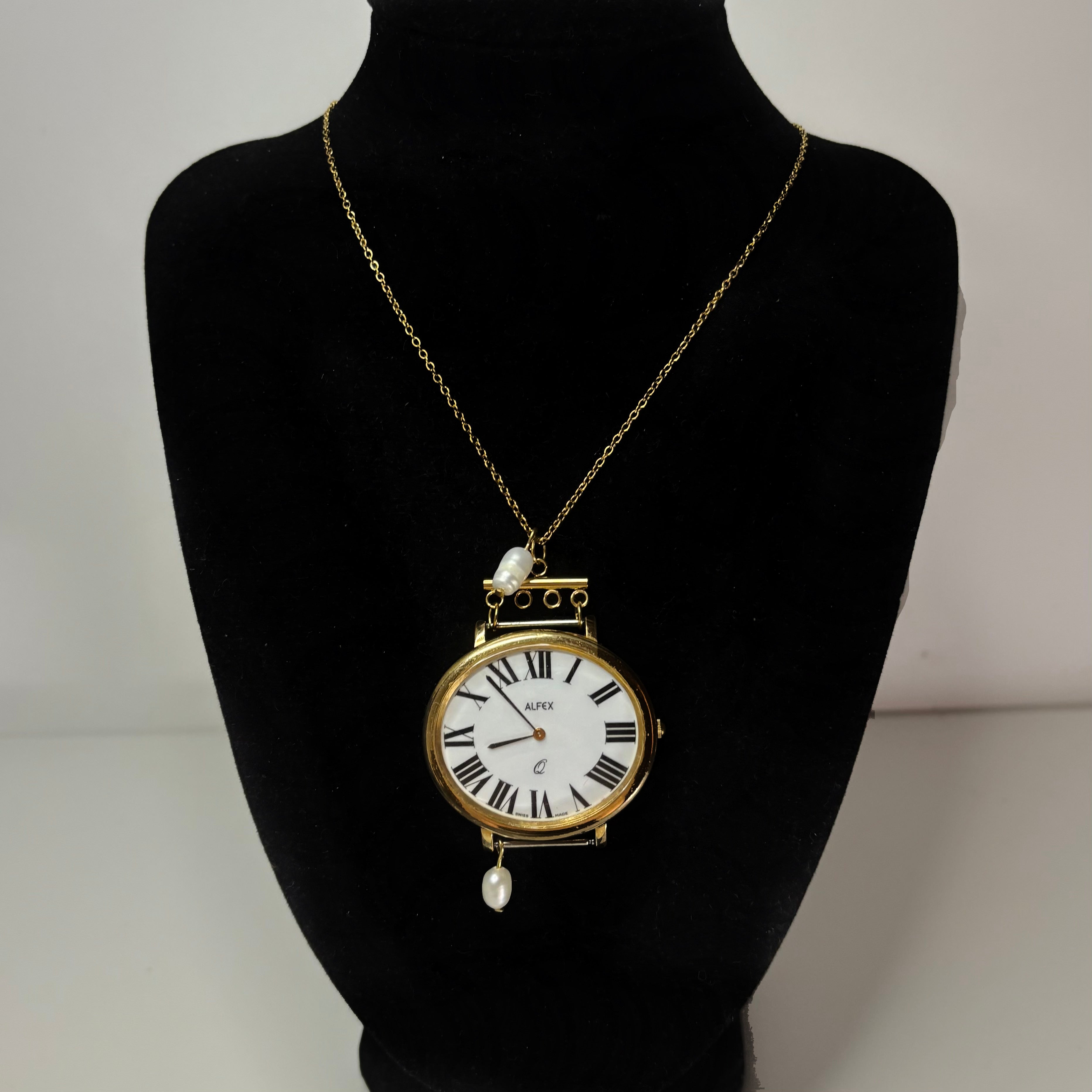 alice watch necklace (not working)