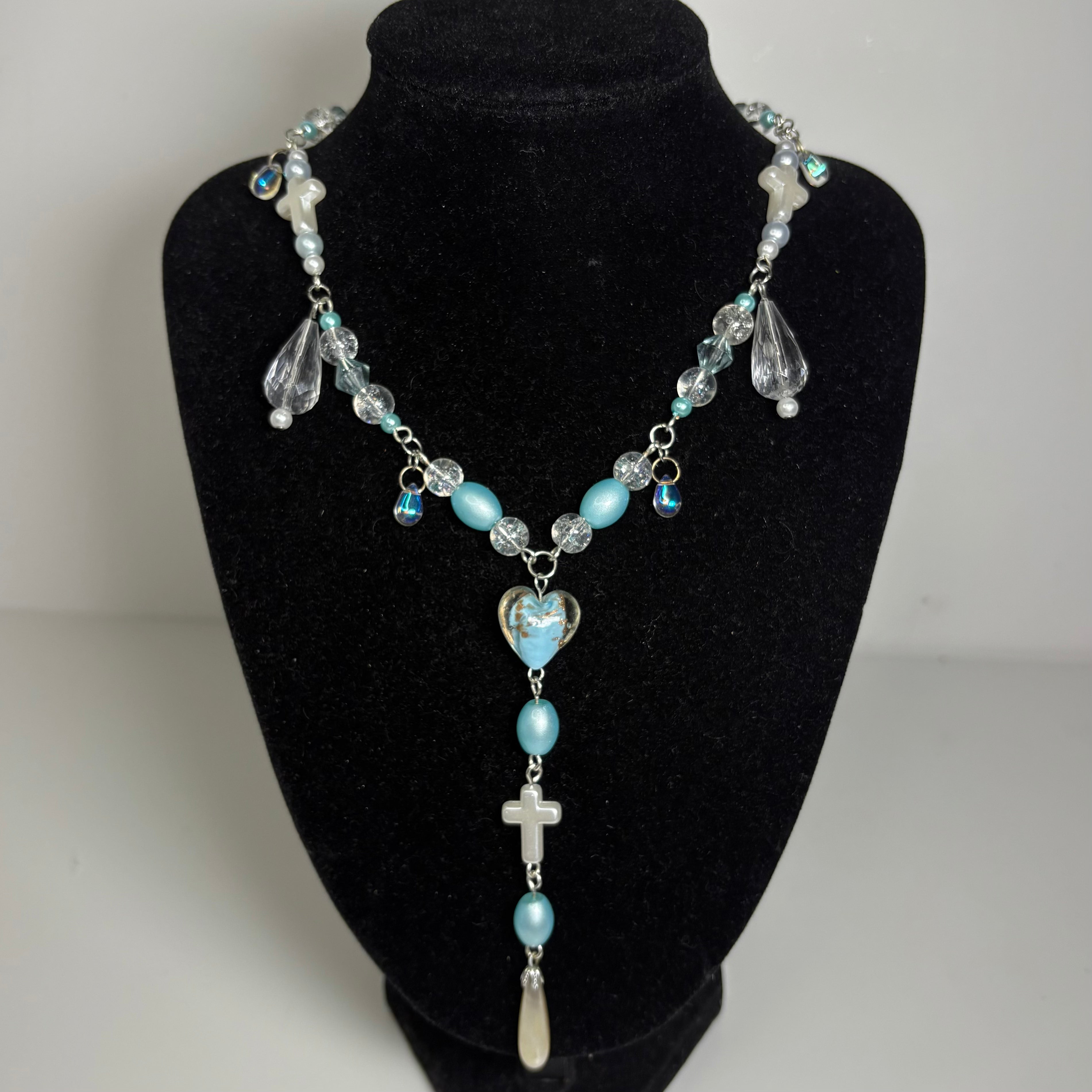 weeping madonna necklace