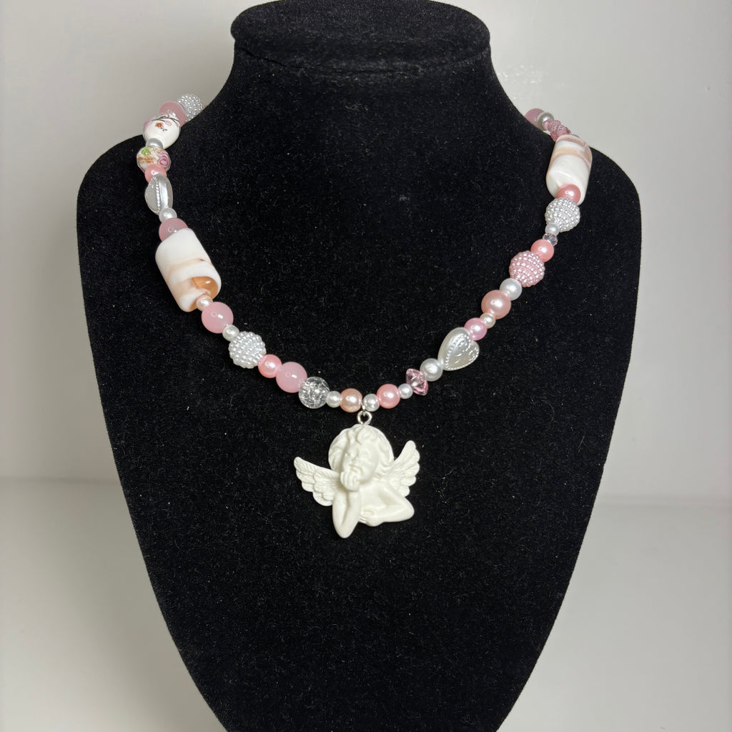 rosa angel necklace