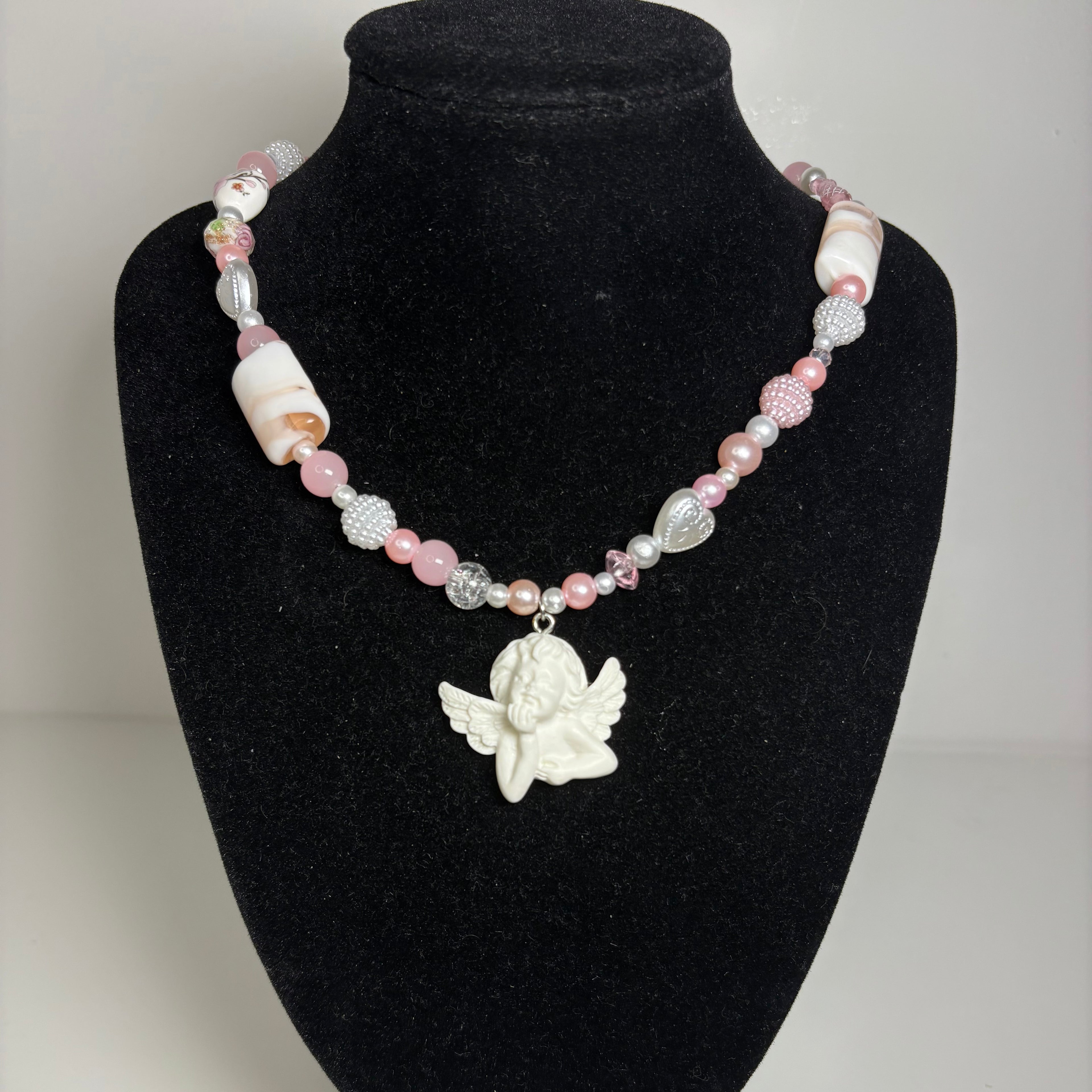 rosa angel necklace