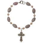 lilac heaven beaded necklace