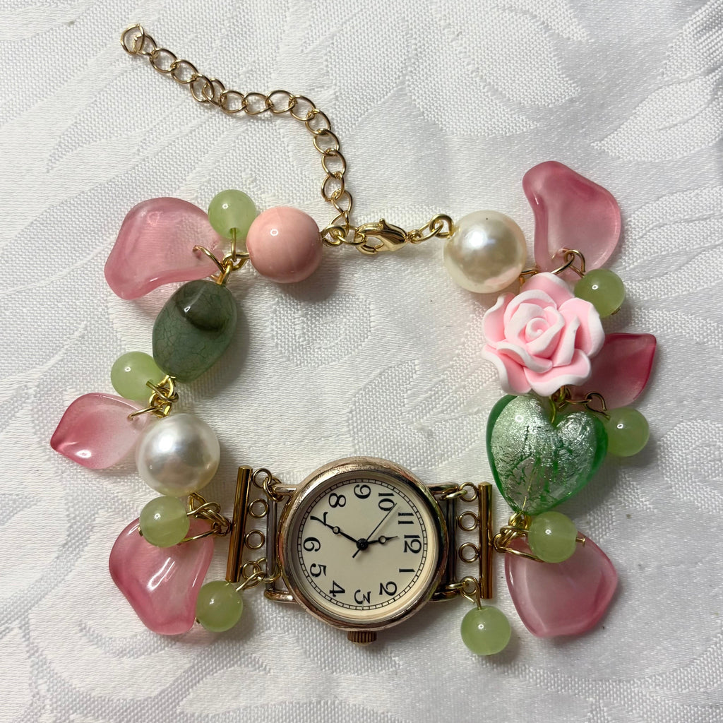 faerie working beaded watch bracelet