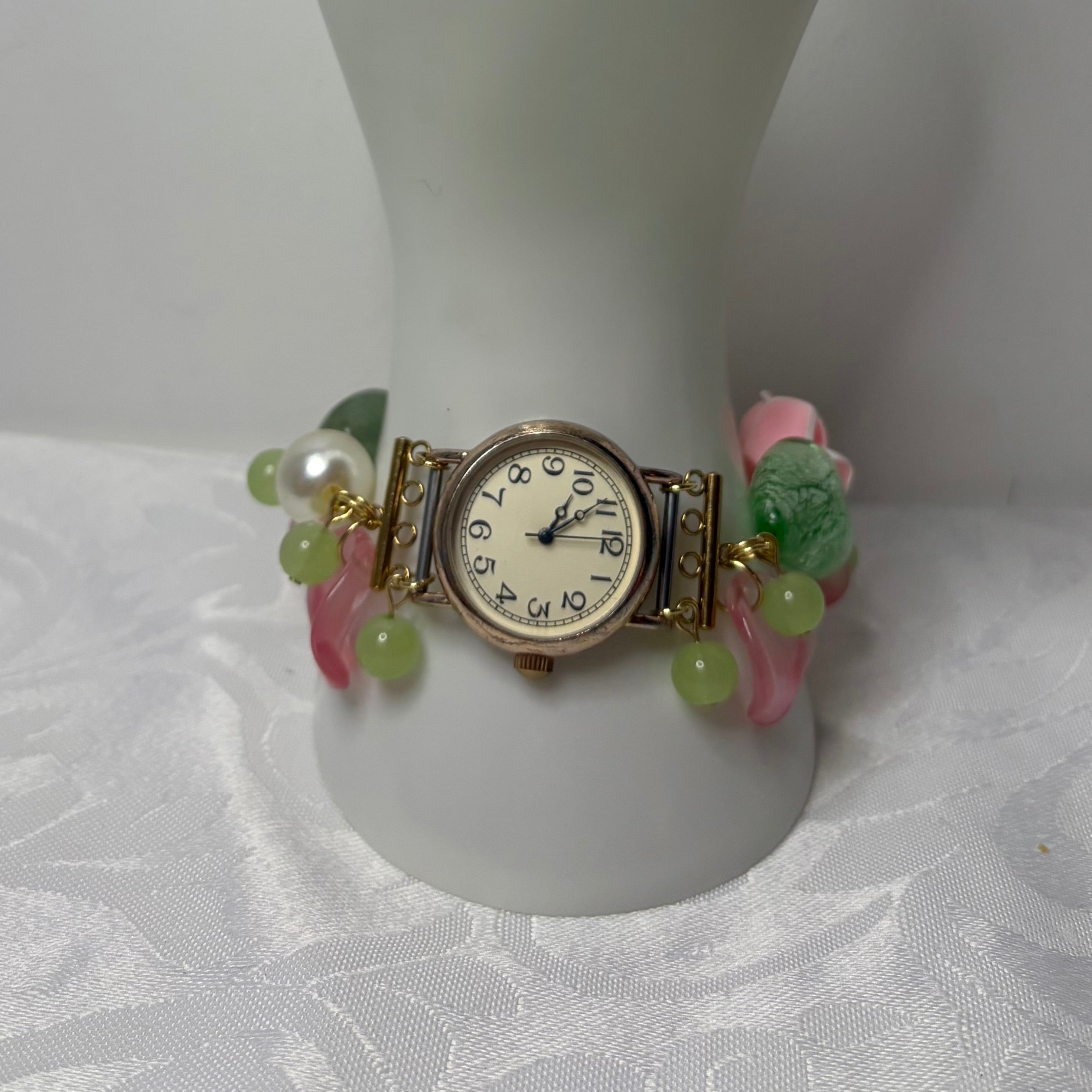 faerie working beaded watch bracelet