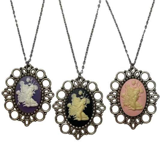 flower fairy cameo chain