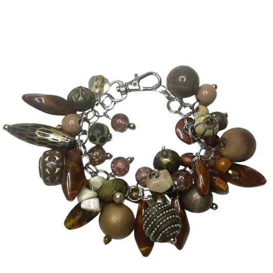 autumn leaves chunky bracelet