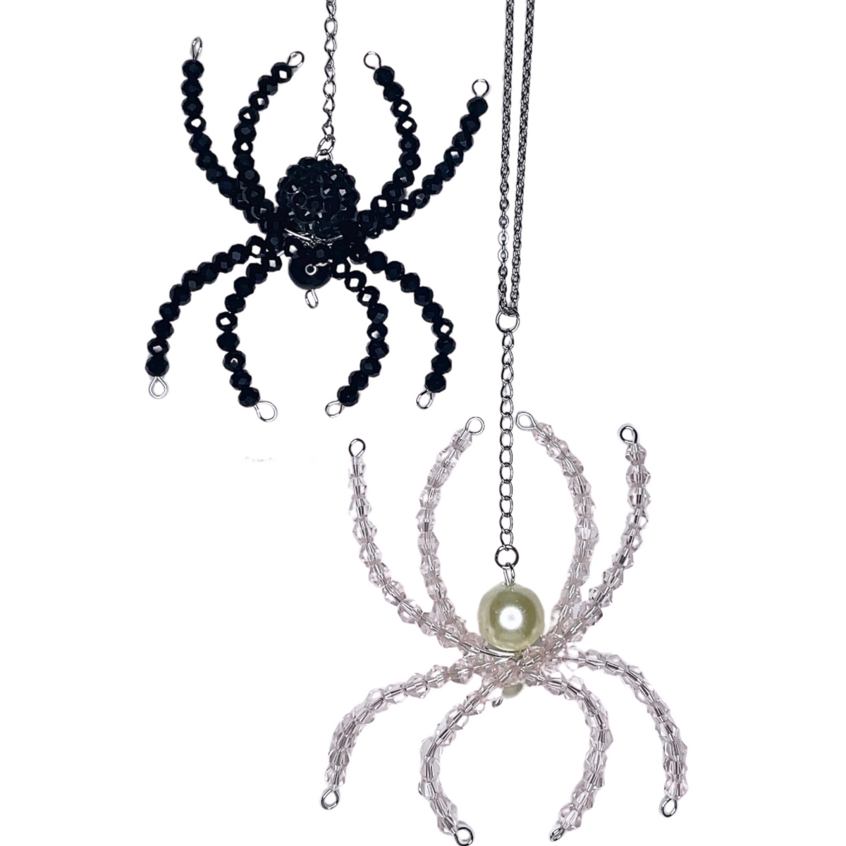Pink Spider Chain beaded spider chain necklaces – cherubkoi